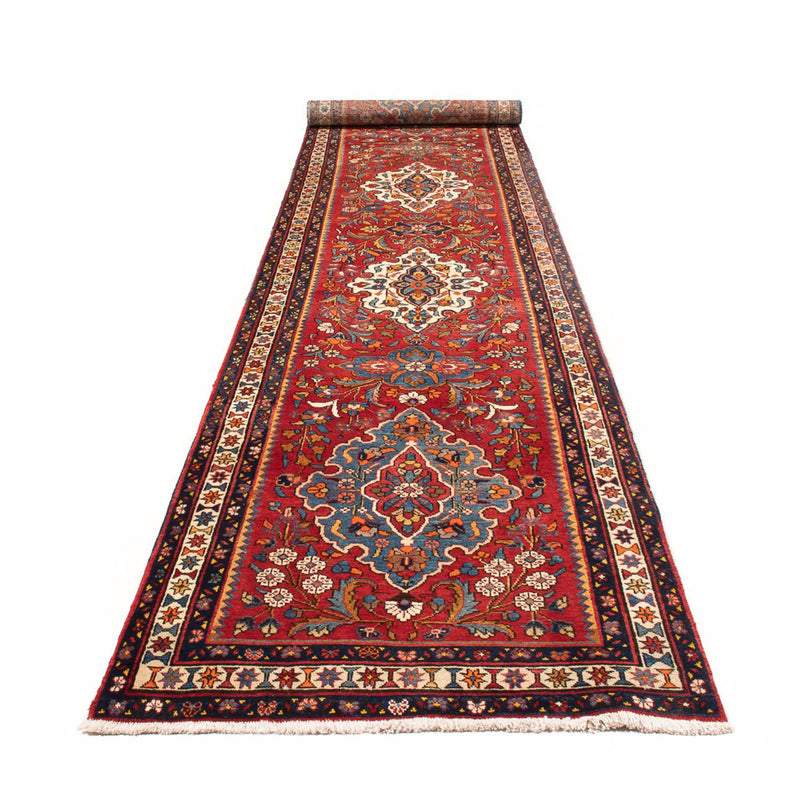 Alfombra de pasillo Alfombra persa - Nómada - 422 x 113 cm - crema