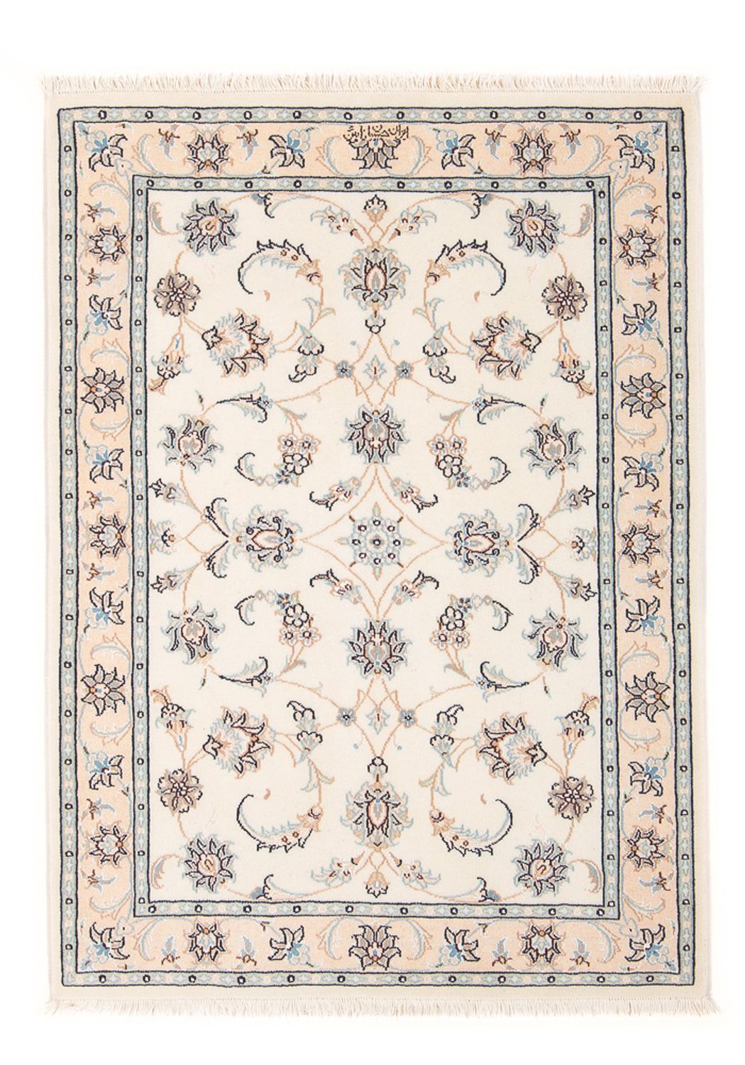 Alfombra Persa - Nain - Prima - 119 x 81 cm - crema