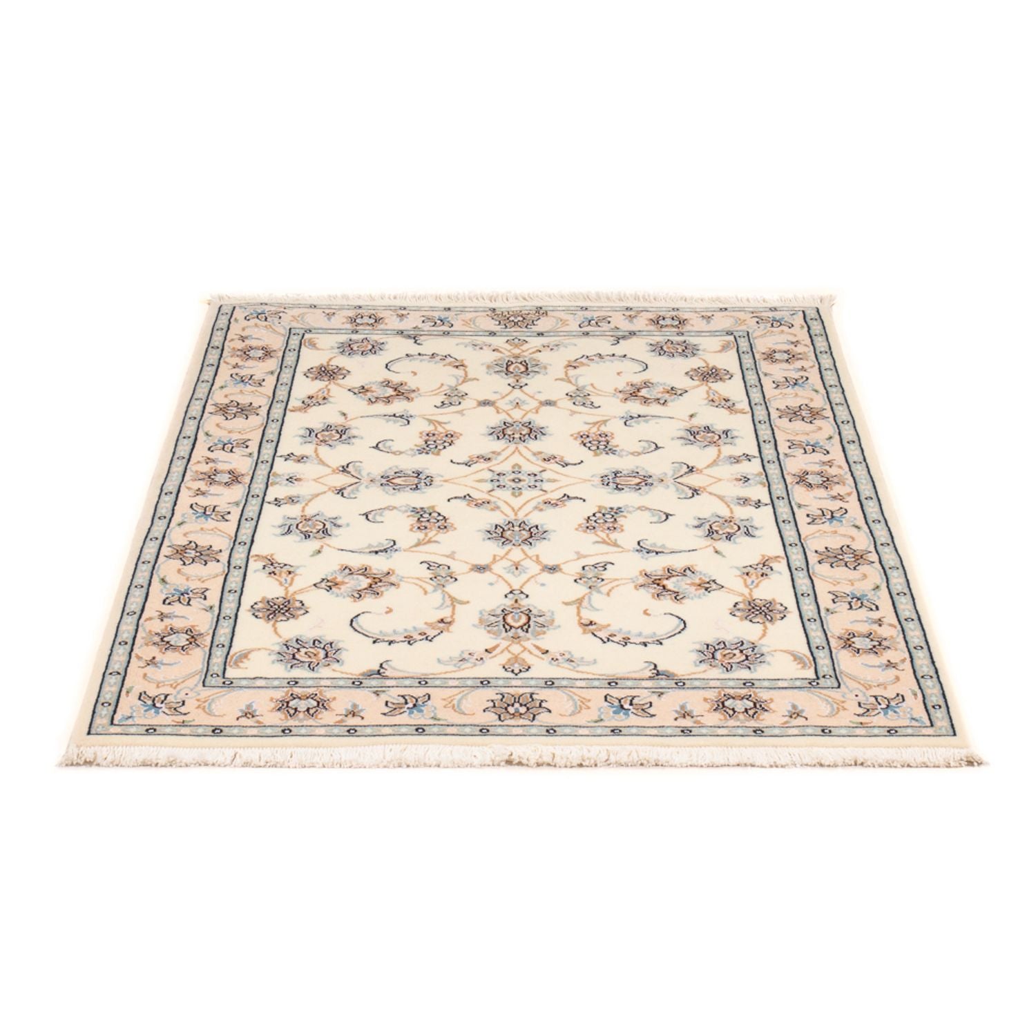 Alfombra Persa - Nain - Prima - 122 x 82 cm - crema