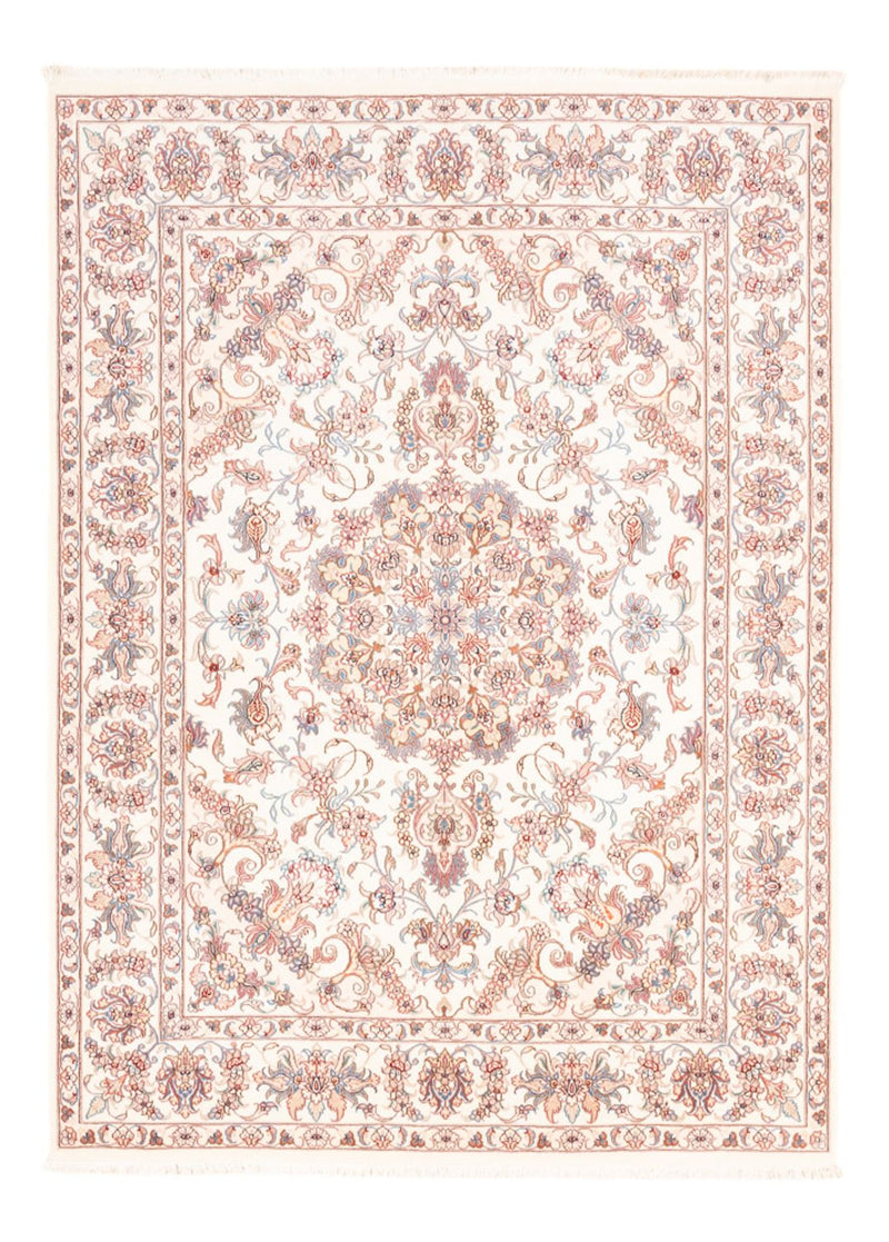 Alfombra persa - Tabriz - 201 x 148 cm - crema