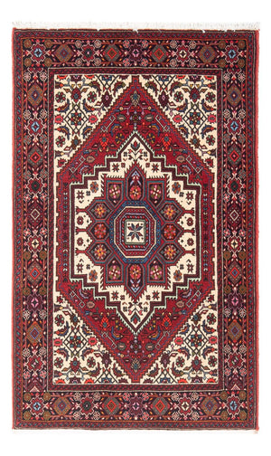 Alfombra persa - Nómada - 123 x 86 cm - crema