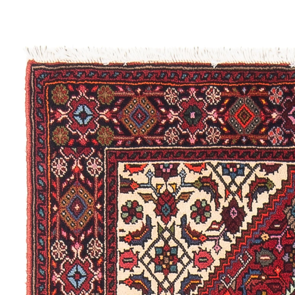 Alfombra persa - Nómada - 123 x 86 cm - crema