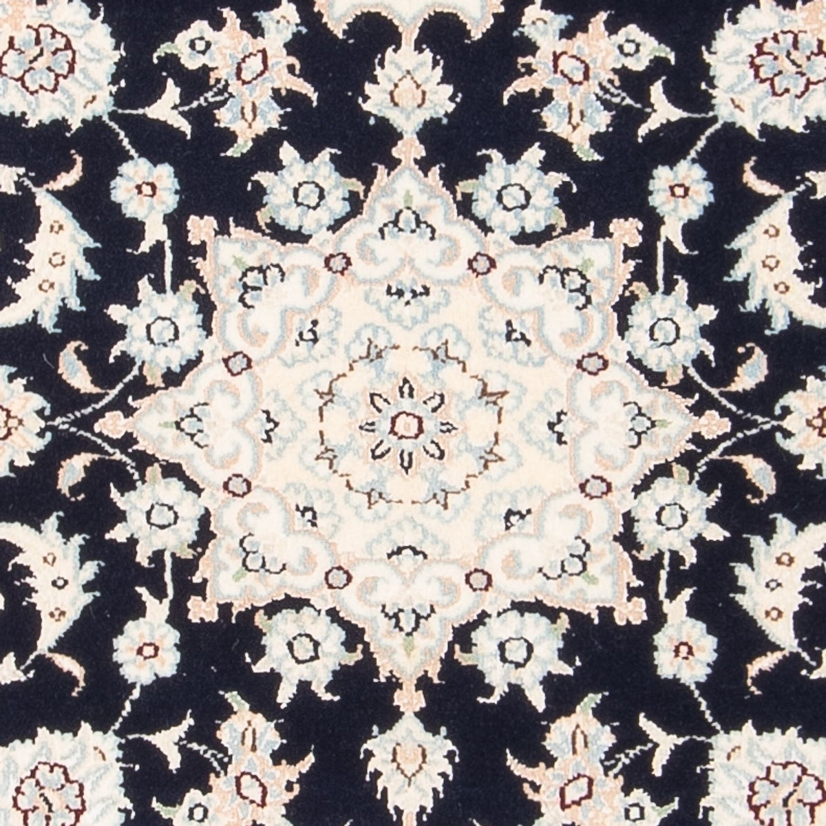 Alfombra Persa - Nain - Prima - 123 x 80 cm - azul oscuro