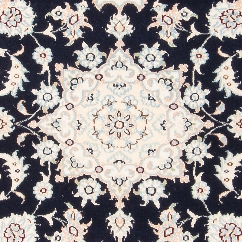 Alfombra Persa - Nain - Prima - 123 x 80 cm - azul oscuro