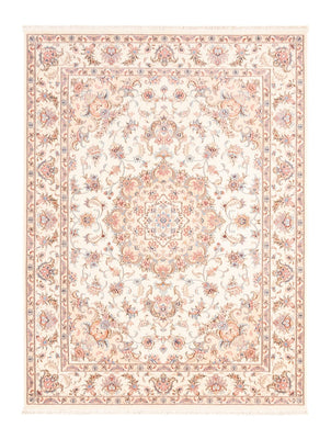 Alfombra persa - Tabriz - 198 x 149 cm - crema