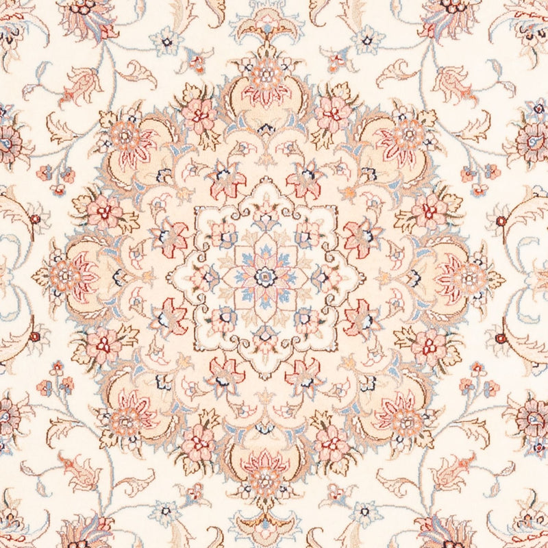 Alfombra persa - Tabriz - 198 x 149 cm - crema