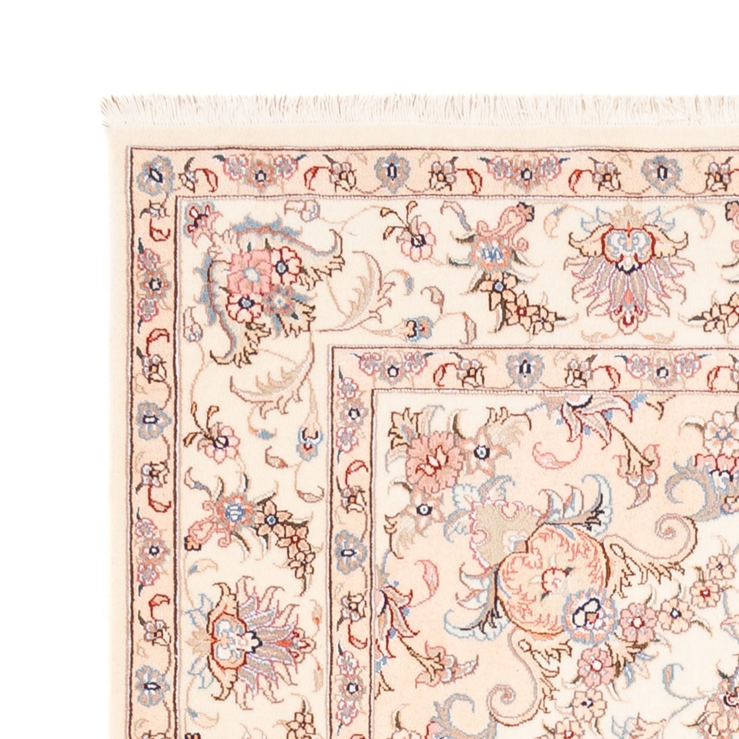 Alfombra persa - Tabriz - 198 x 149 cm - crema