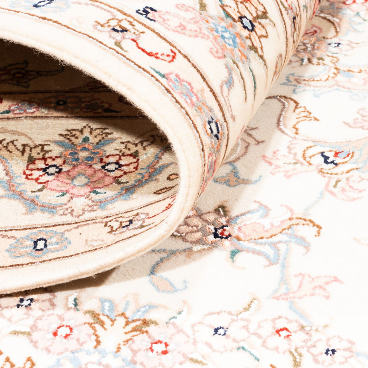 Alfombra persa - Tabriz - 198 x 149 cm - crema