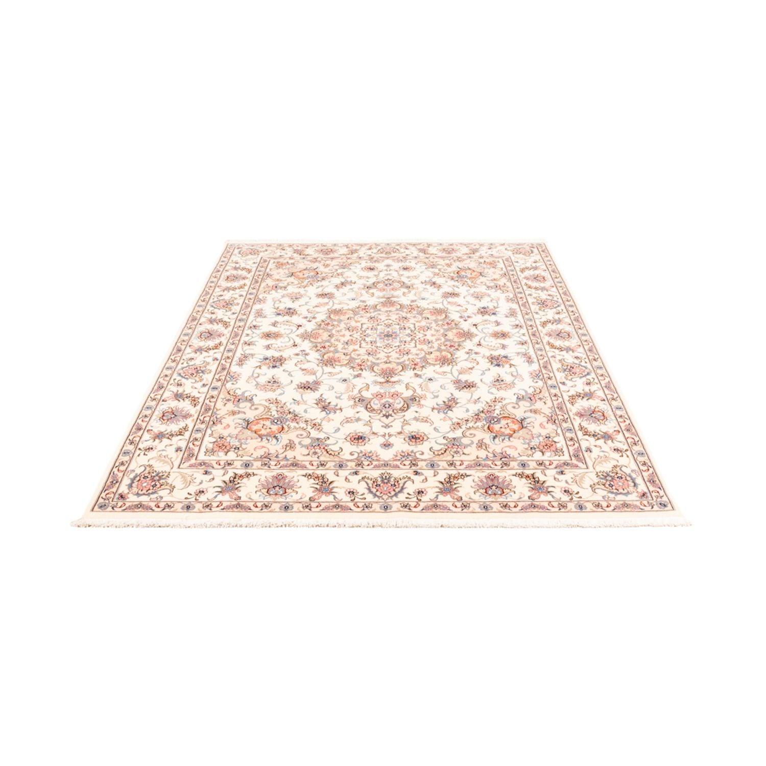 Alfombra persa - Tabriz - 198 x 149 cm - crema