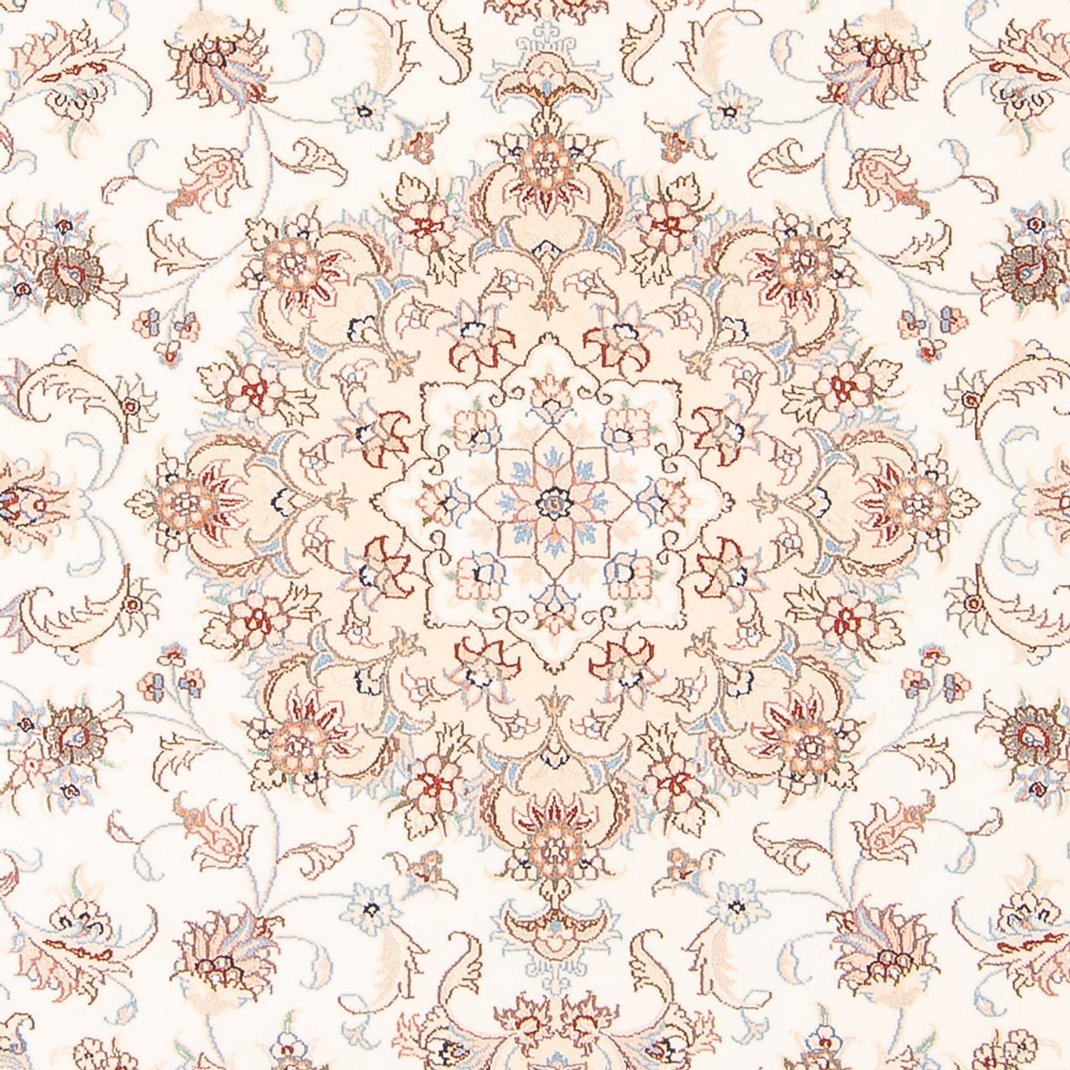 Alfombra Persa - Tabriz - Real - 198 x 150 cm - crema