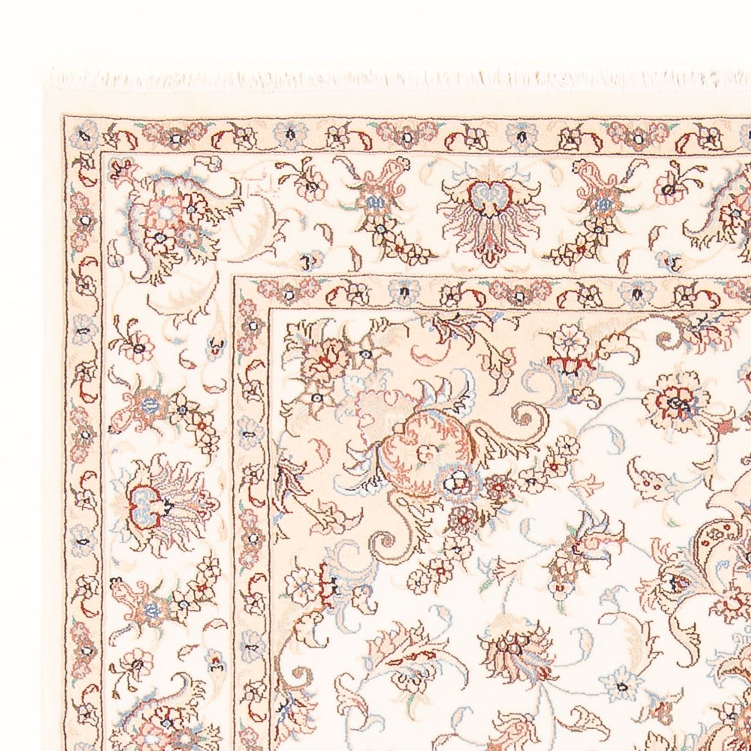 Alfombra Persa - Tabriz - Real - 198 x 150 cm - crema
