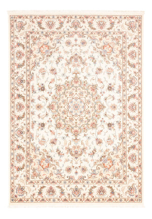 Alfombra persa - Tabriz - 203 x 148 cm - crema