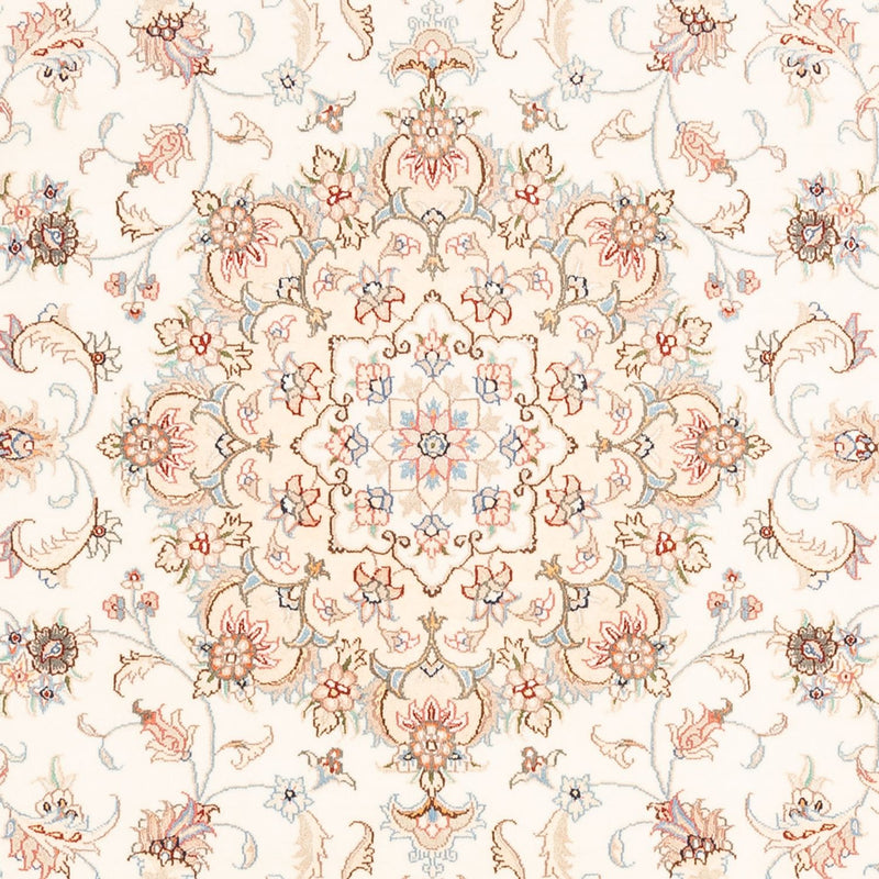 Alfombra persa - Tabriz - 203 x 148 cm - crema