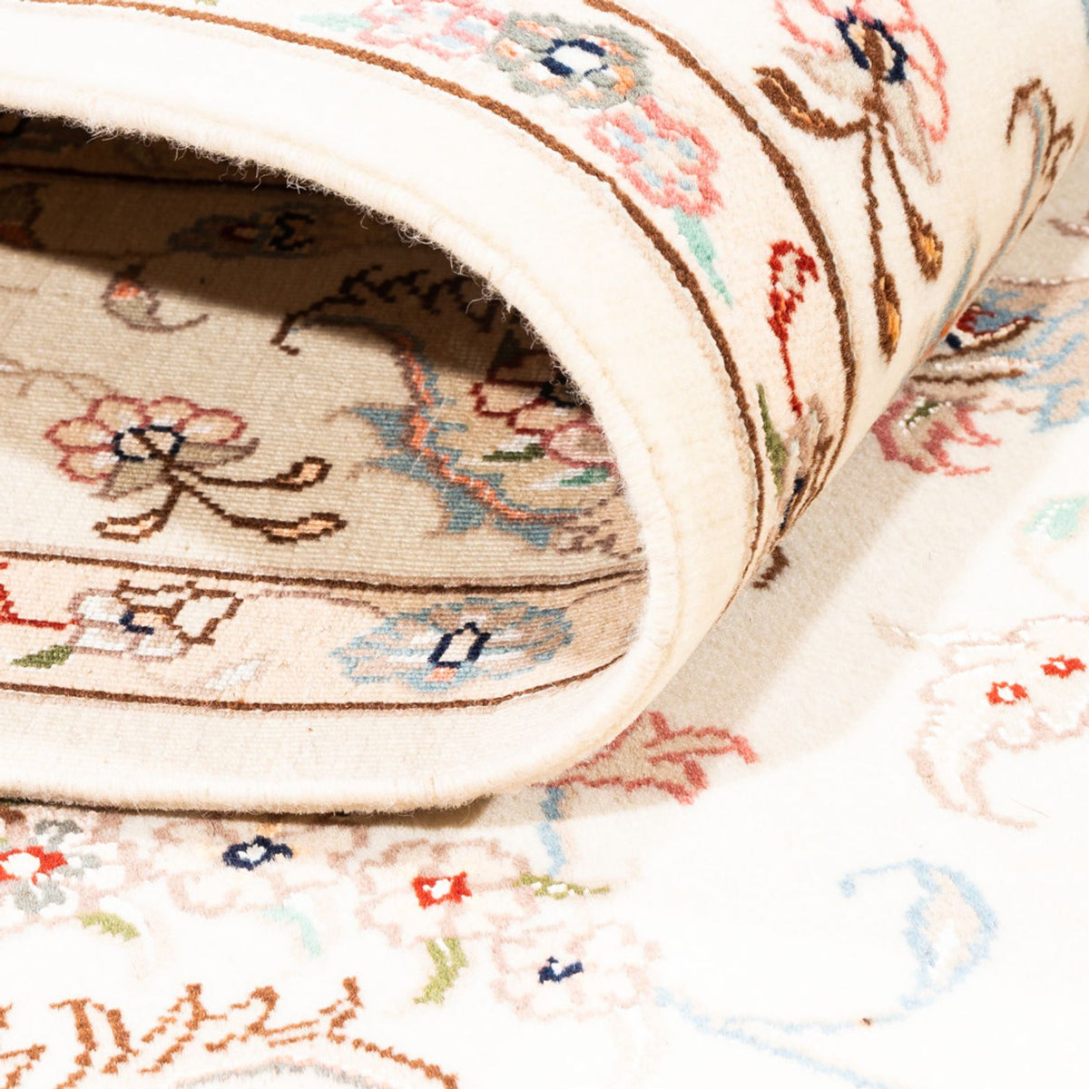 Alfombra persa - Tabriz - 203 x 148 cm - crema