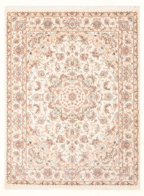Alfombra Persa - Tabriz - Real - 203 x 150 cm - crema