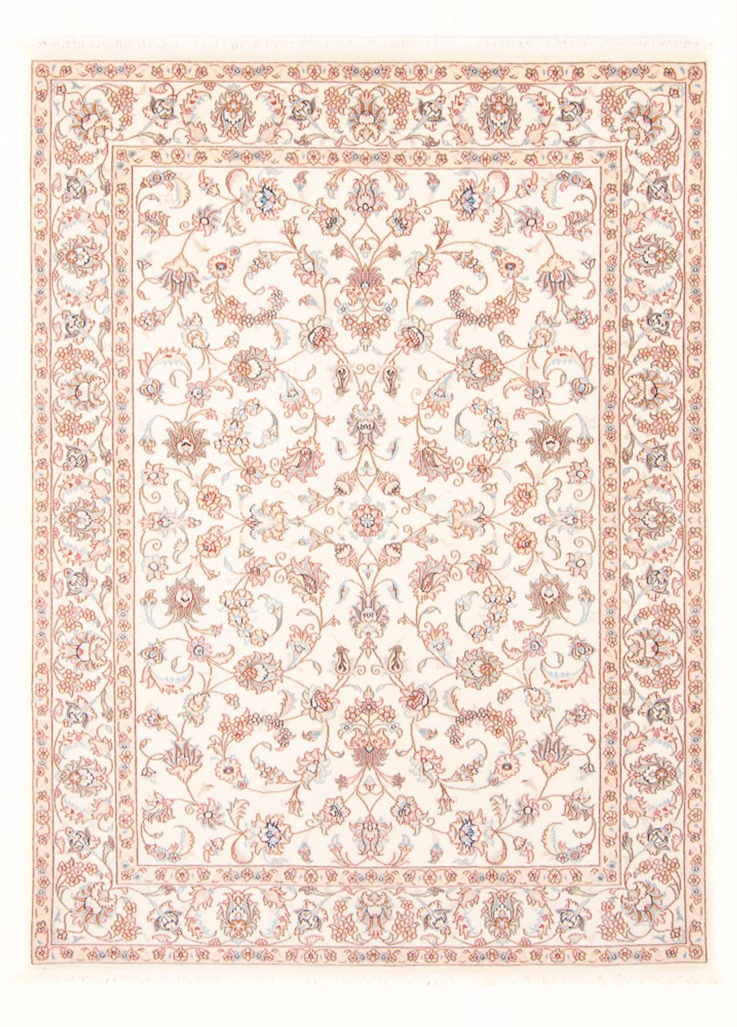 Alfombra Persa - Tabriz - Real - 205 x 148 cm - crema