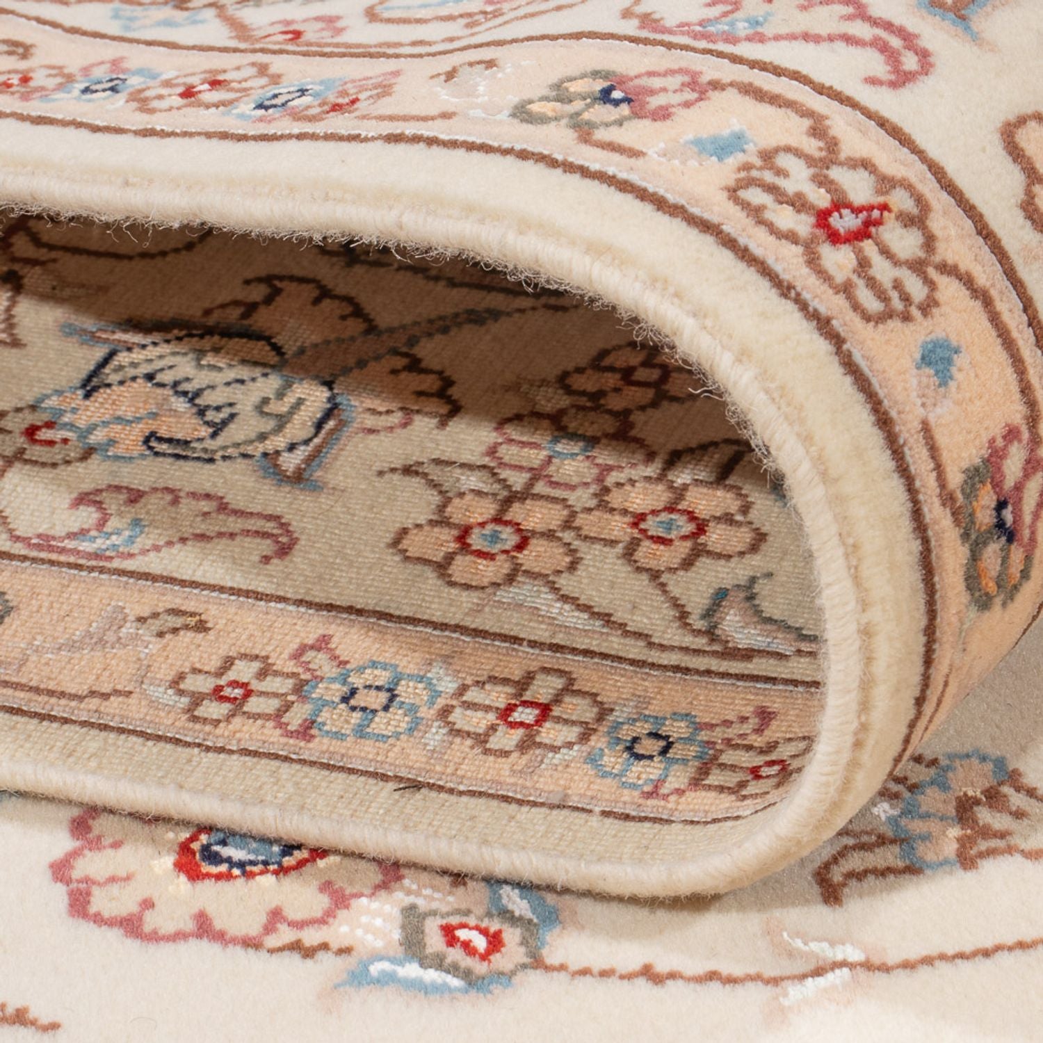 Alfombra Persa - Tabriz - Real - 205 x 148 cm - crema