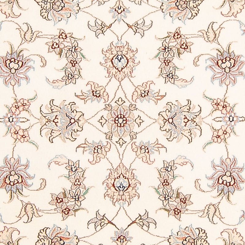 Alfombra de pasillo Alfombra Persa - Tabriz - Real - 295 x 89 cm - crema