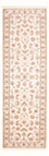 Alfombra de pasillo Alfombra Persa - Tabriz - Real - 294 x 89 cm - crema
