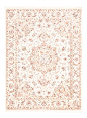 Alfombra persa - Tabriz - 195 x 149 cm - crema