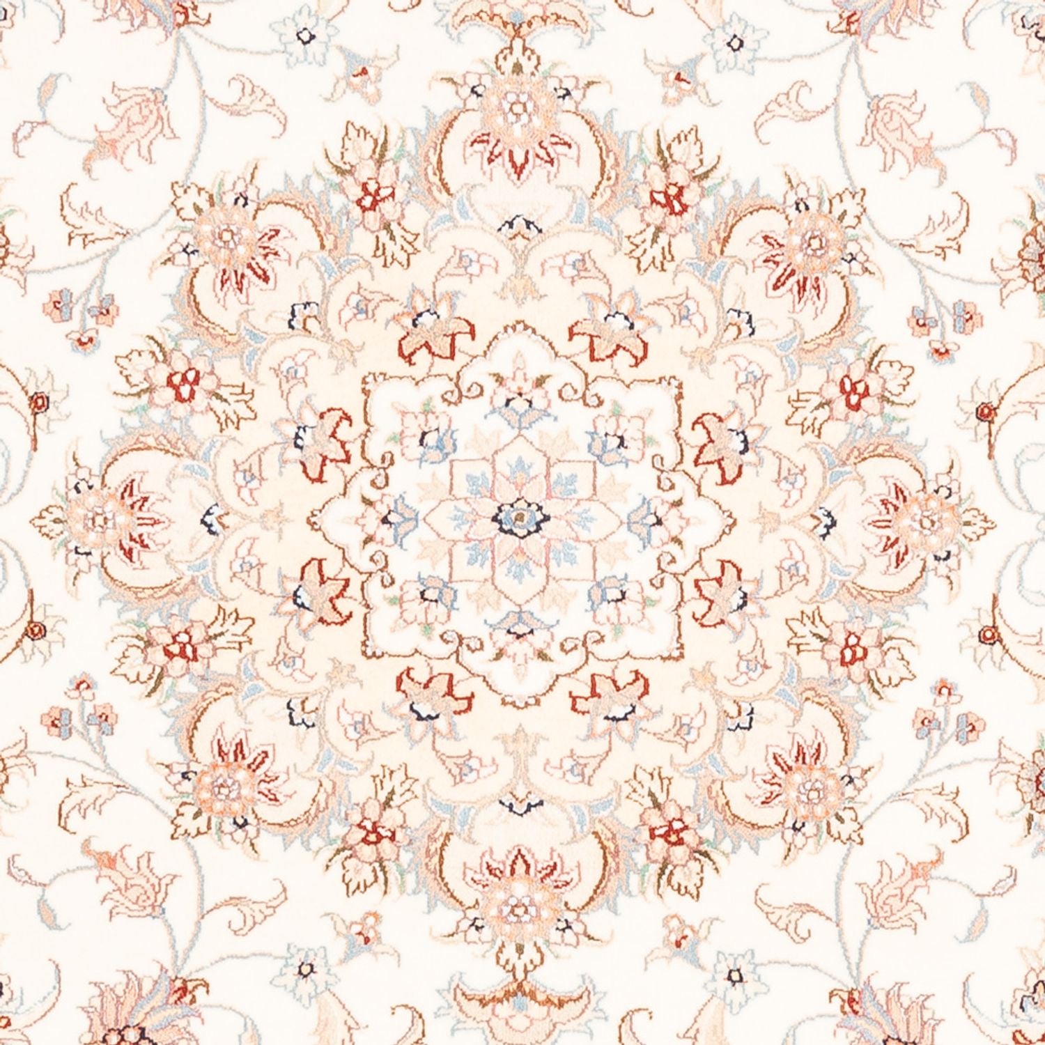 Alfombra persa - Tabriz - 195 x 149 cm - crema