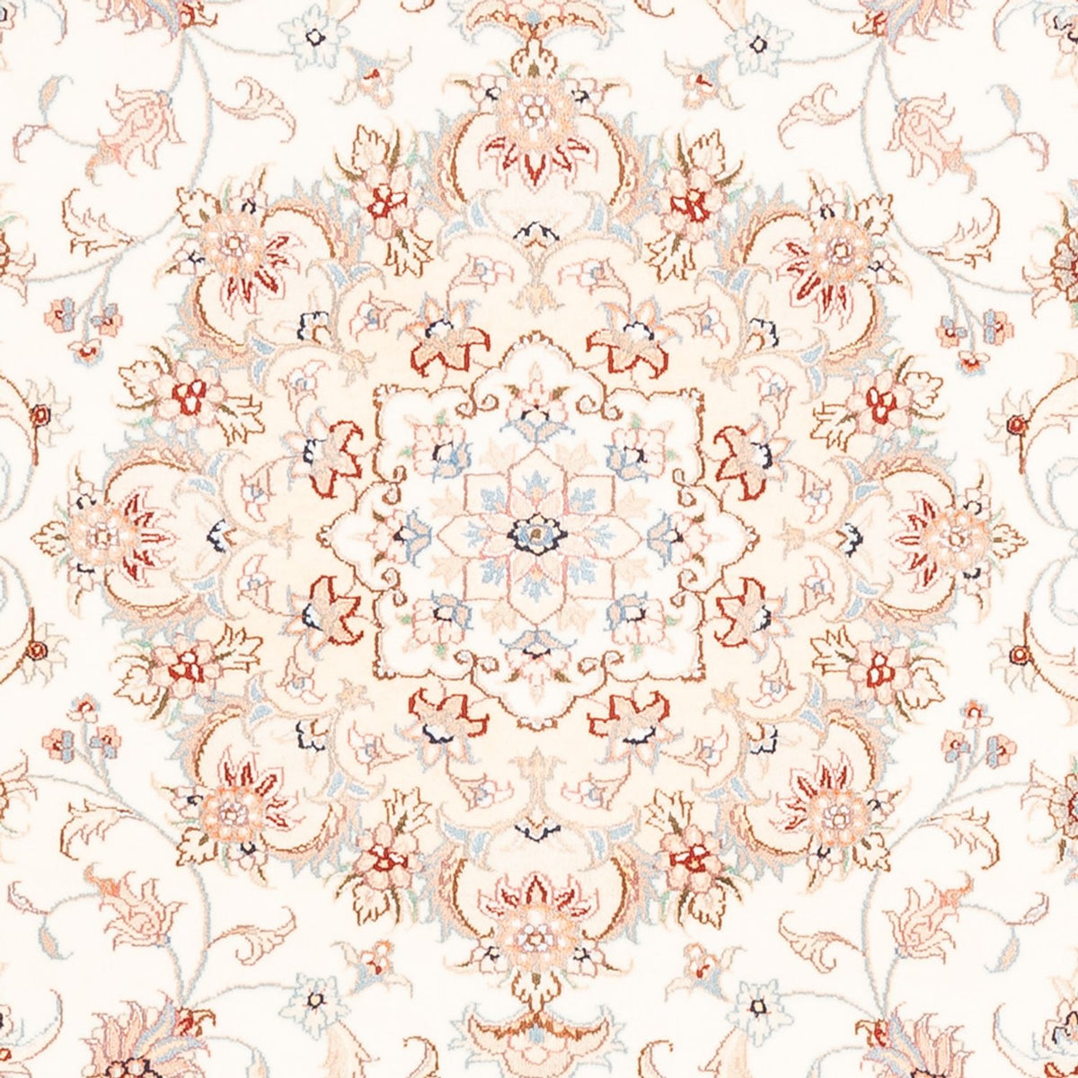 Alfombra persa - Tabriz - 195 x 149 cm - crema