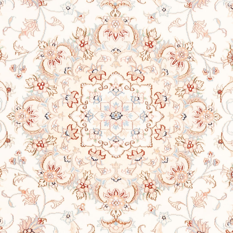 Alfombra persa - Tabriz - 195 x 149 cm - crema