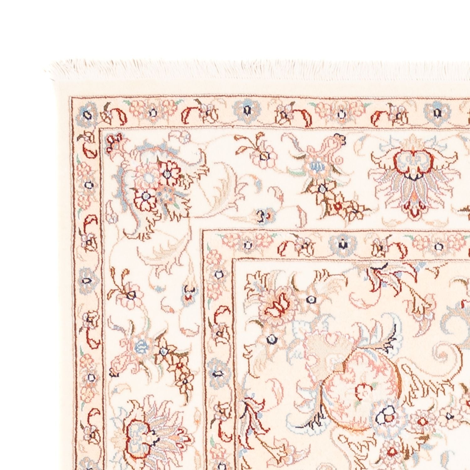 Alfombra persa - Tabriz - 195 x 149 cm - crema