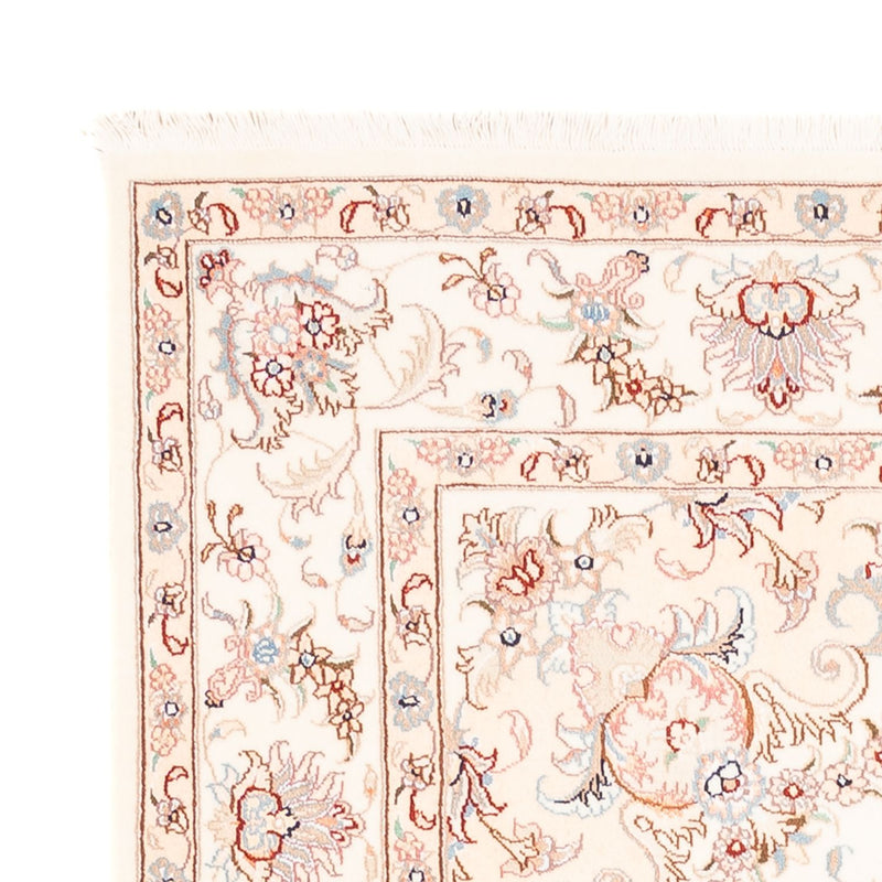 Alfombra persa - Tabriz - 195 x 149 cm - crema