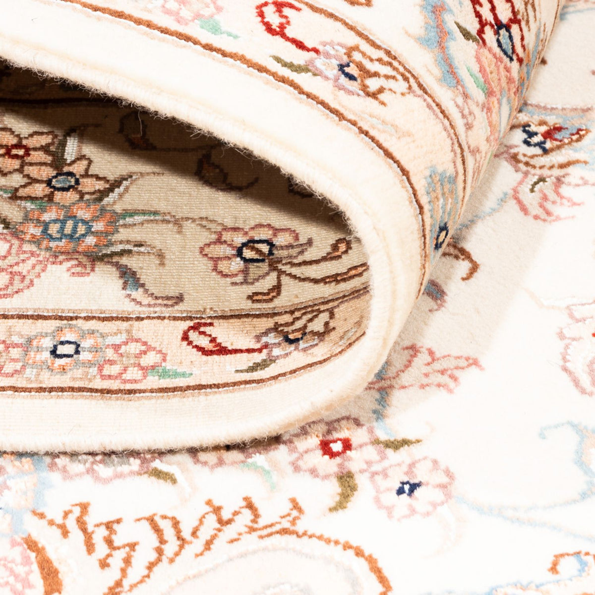 Alfombra persa - Tabriz - 195 x 149 cm - crema