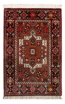 Alfombra persa - Nómada - 72 x 48 cm - rojo