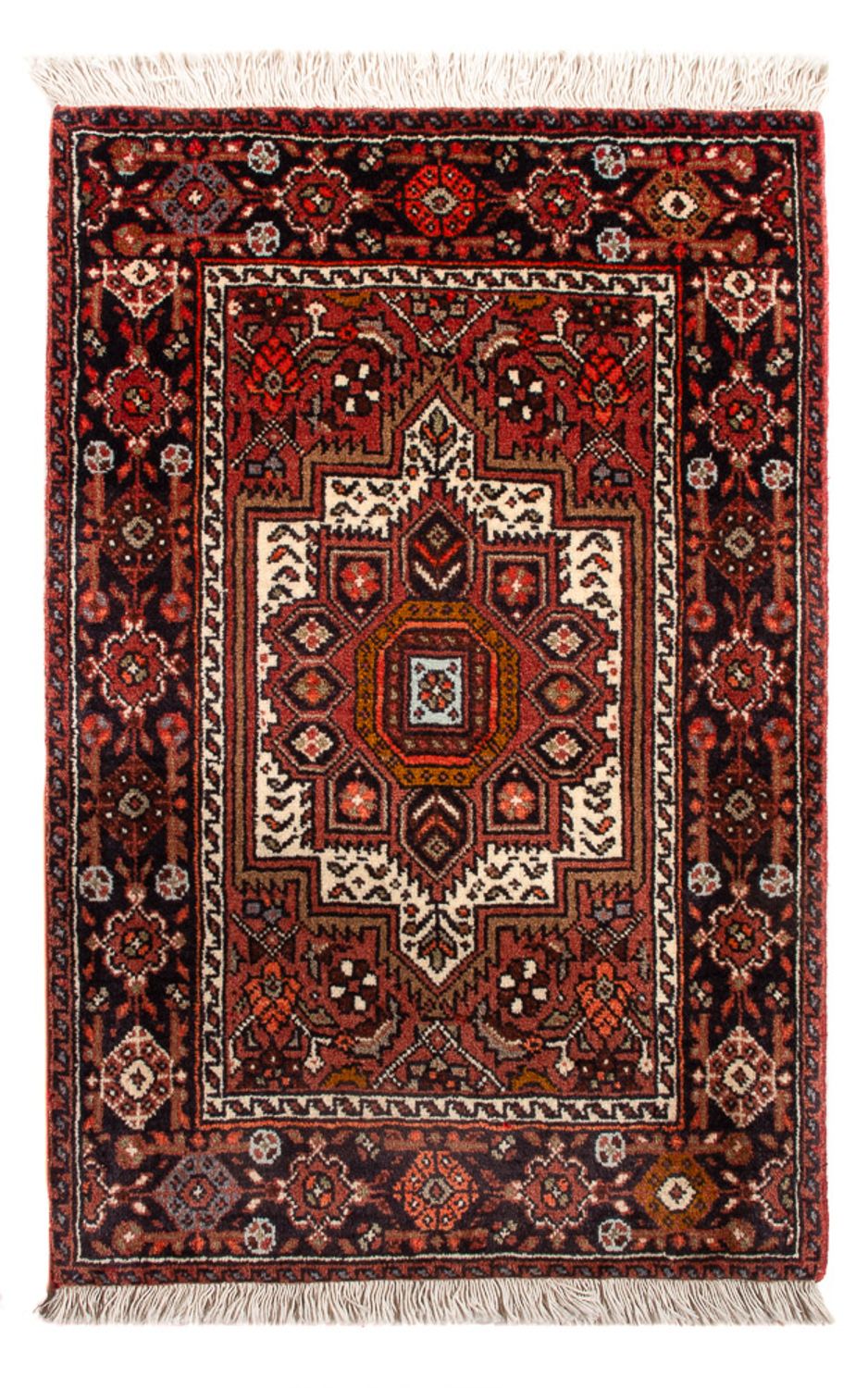 Alfombra persa - Nómada - 72 x 48 cm - rojo