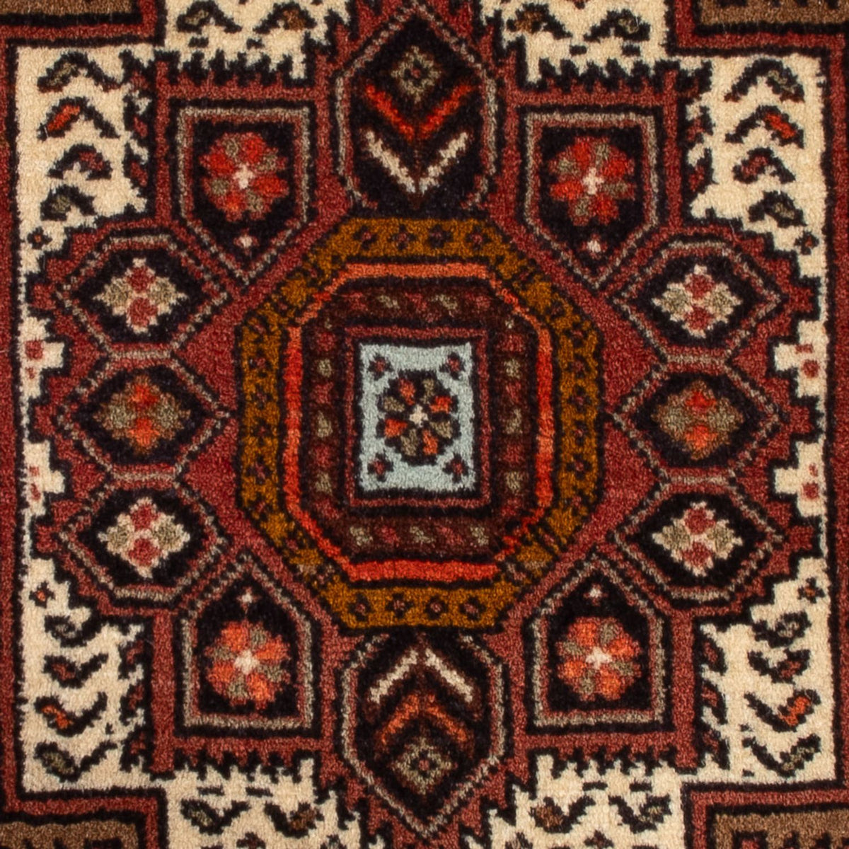 Alfombra persa - Nómada - 72 x 48 cm - rojo