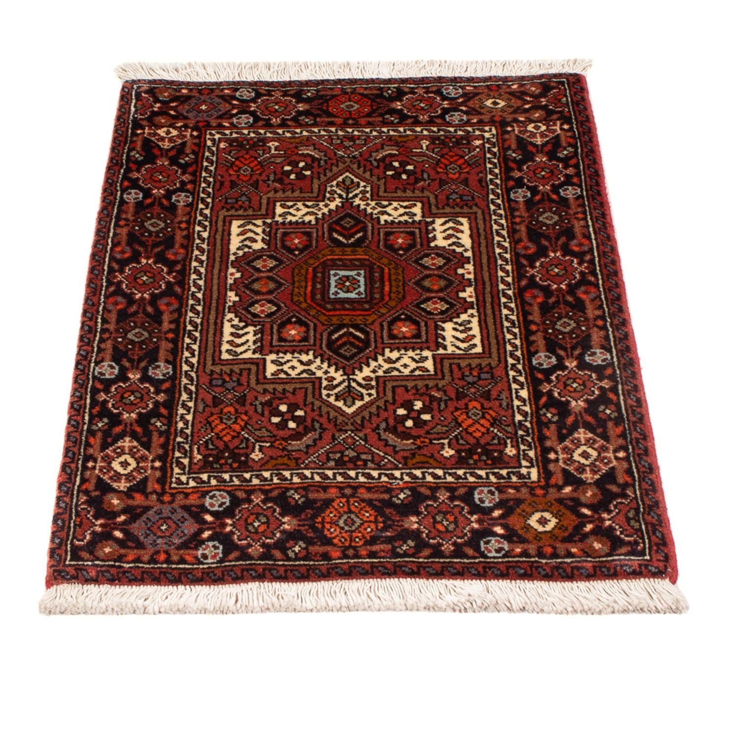 Alfombra persa - Nómada - 72 x 48 cm - rojo