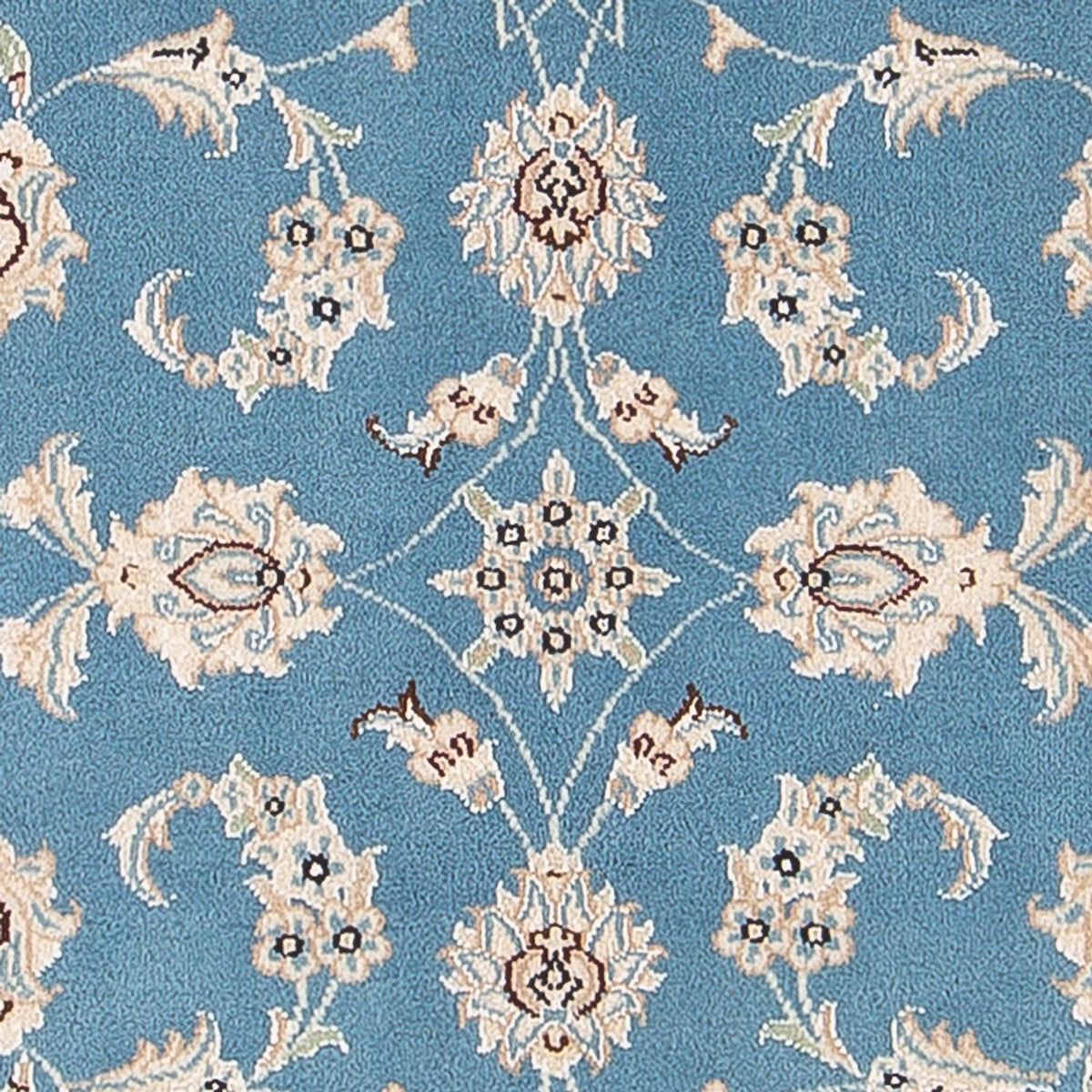 Alfombra Persa - Nain - Prima - 120 x 80 cm - azul claro