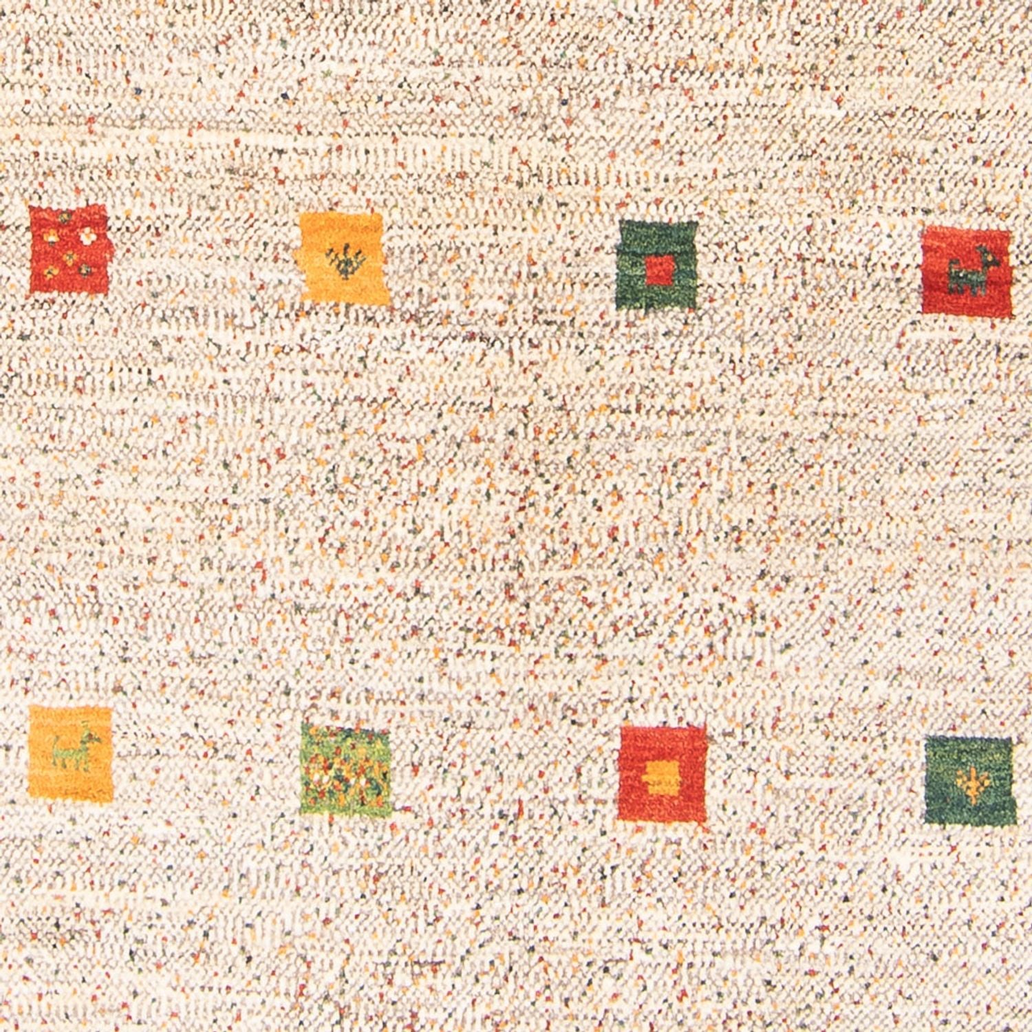 Alfombra Gabbeh - Persa - 202 x 157 cm - natural