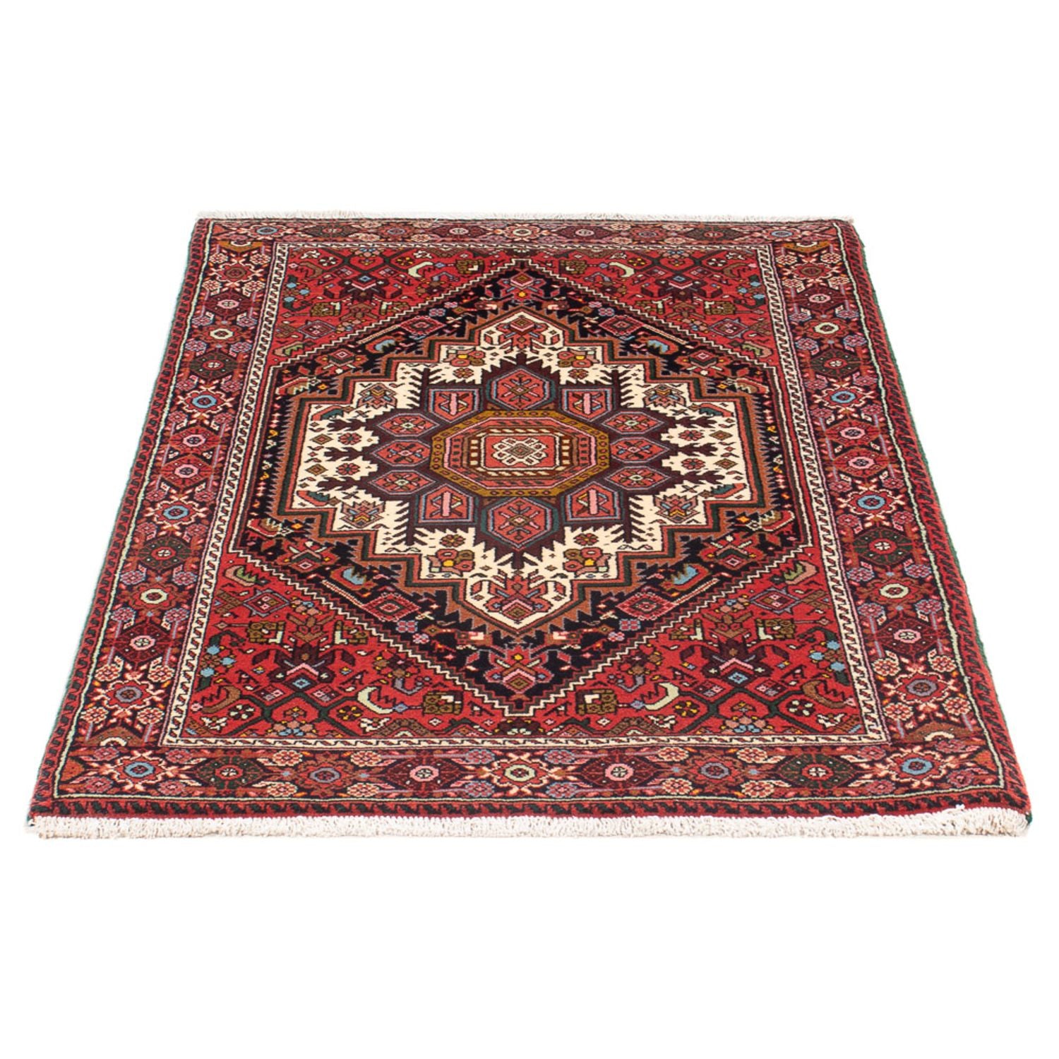 Alfombra persa - Nómada - 133 x 75 cm - crema