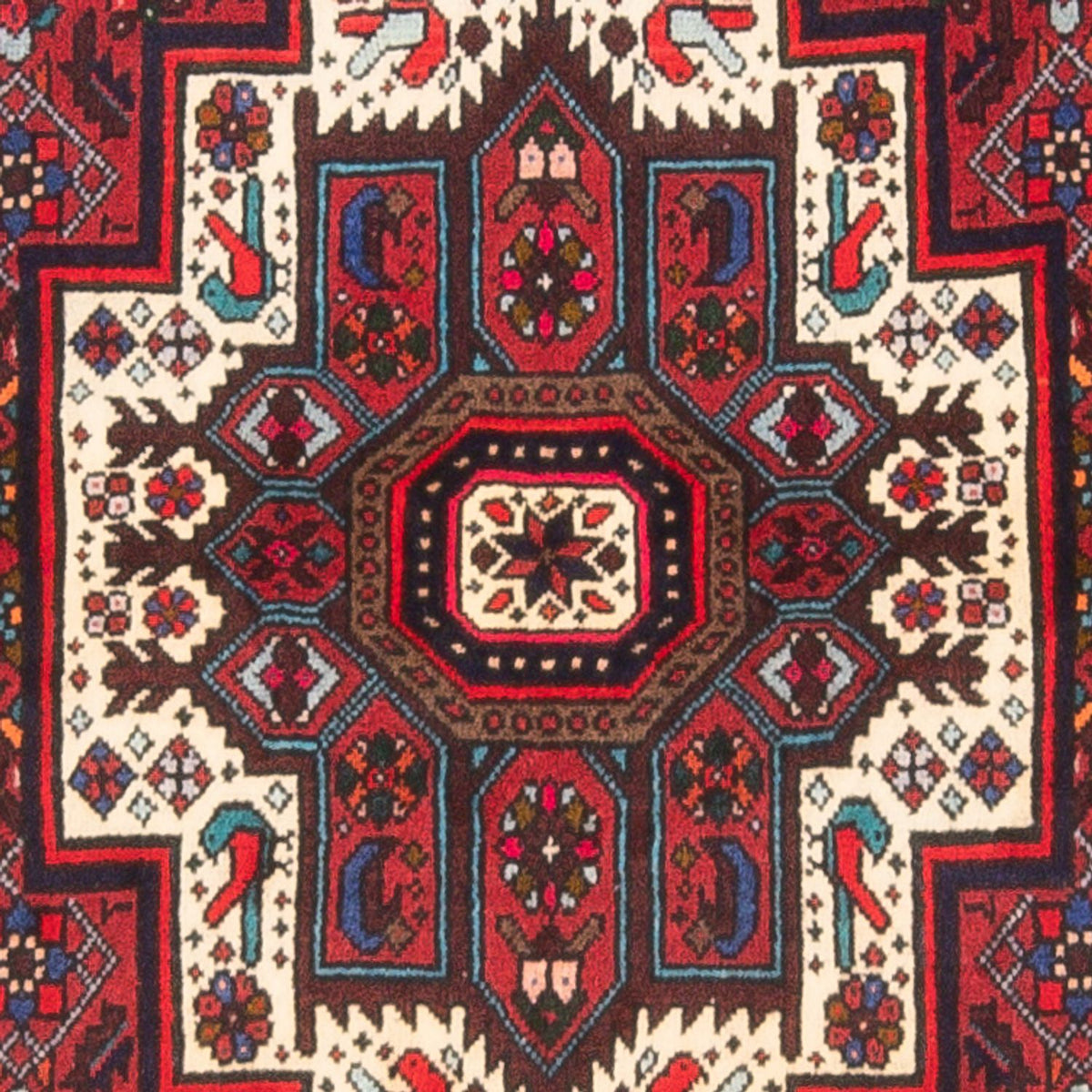 Alfombra persa - Nómada - 135 x 78 cm - crema
