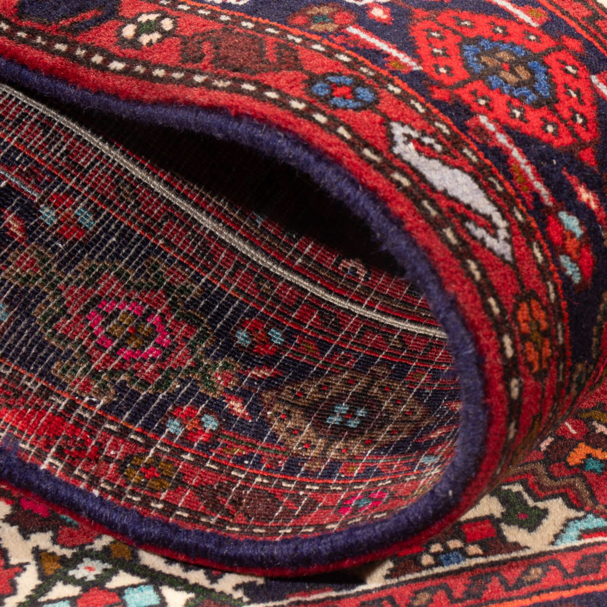 Alfombra persa - Nómada - 135 x 78 cm - crema