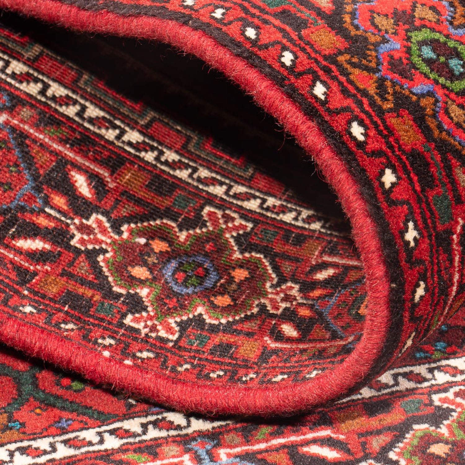 Alfombra persa - Nómada - 125 x 74 cm - rojo