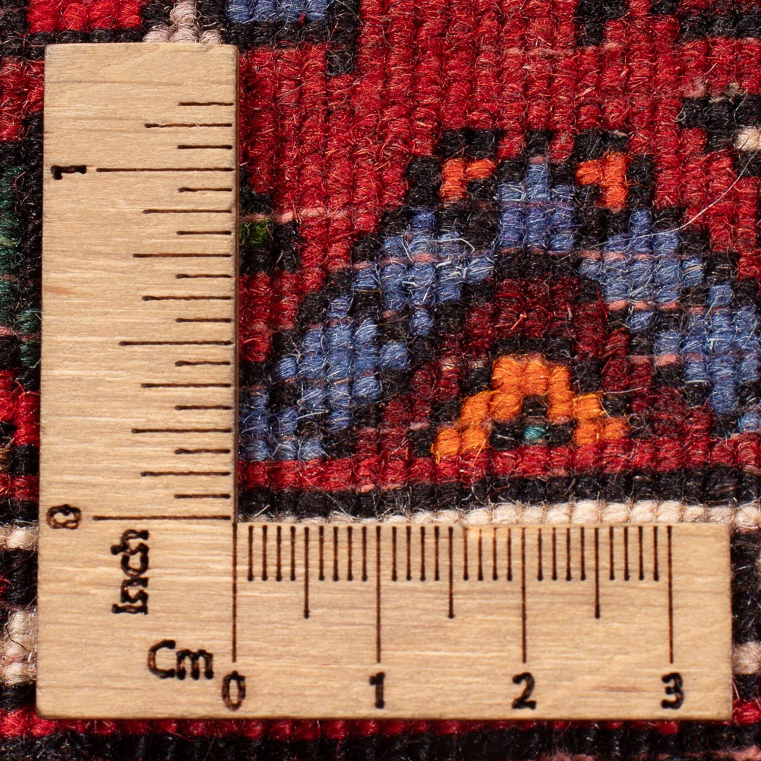 Alfombra persa - Nómada - 125 x 74 cm - rojo