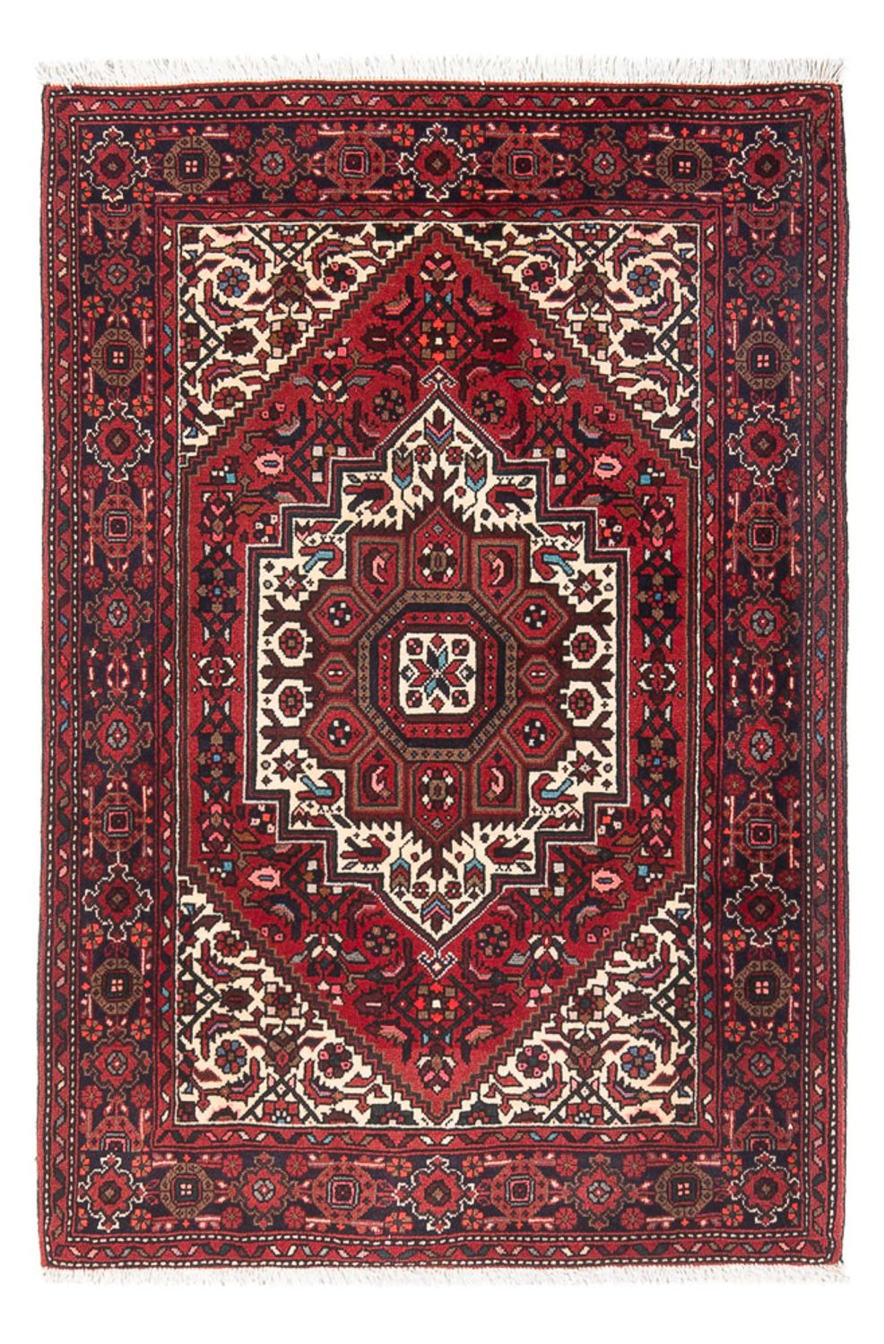 Alfombra persa - Nómada - 125 x 80 cm - crema
