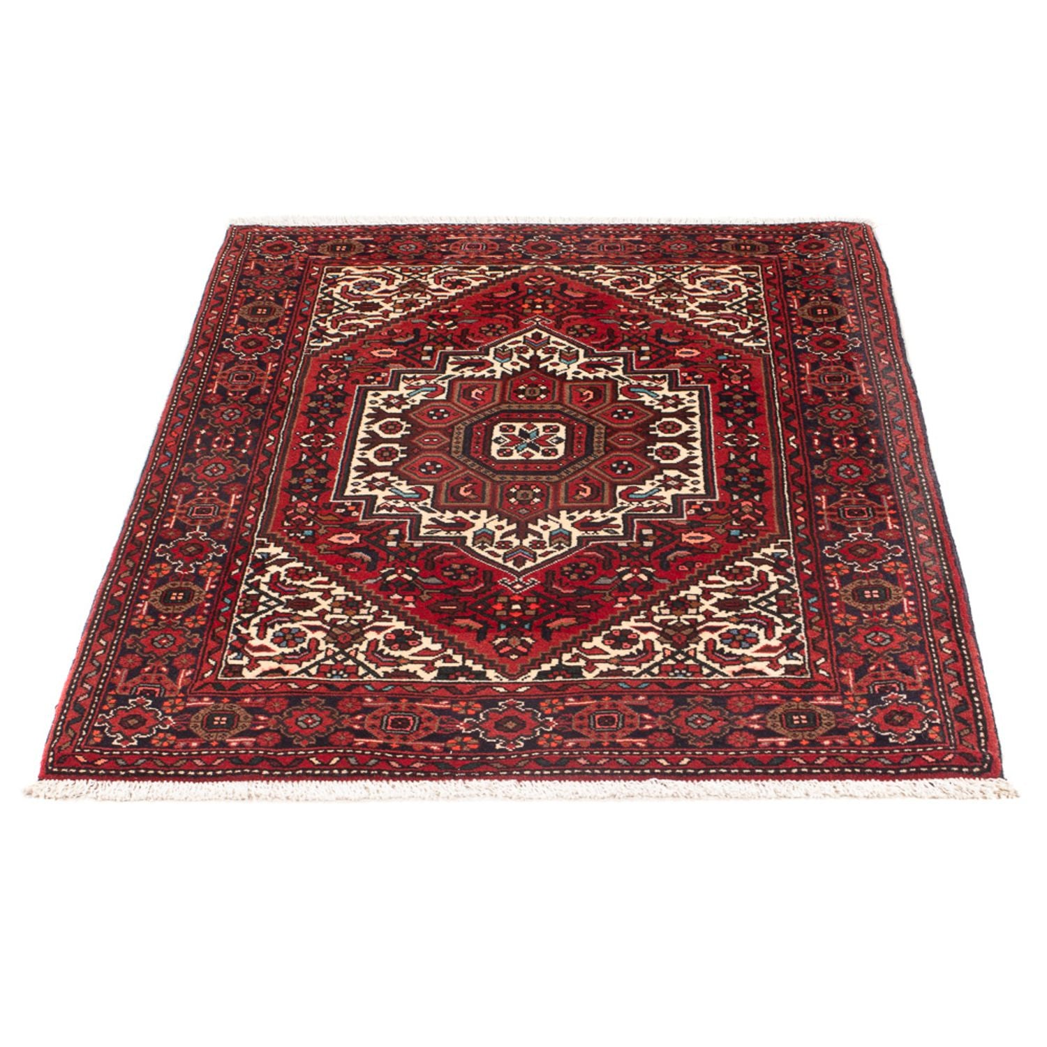 Alfombra persa - Nómada - 125 x 80 cm - crema