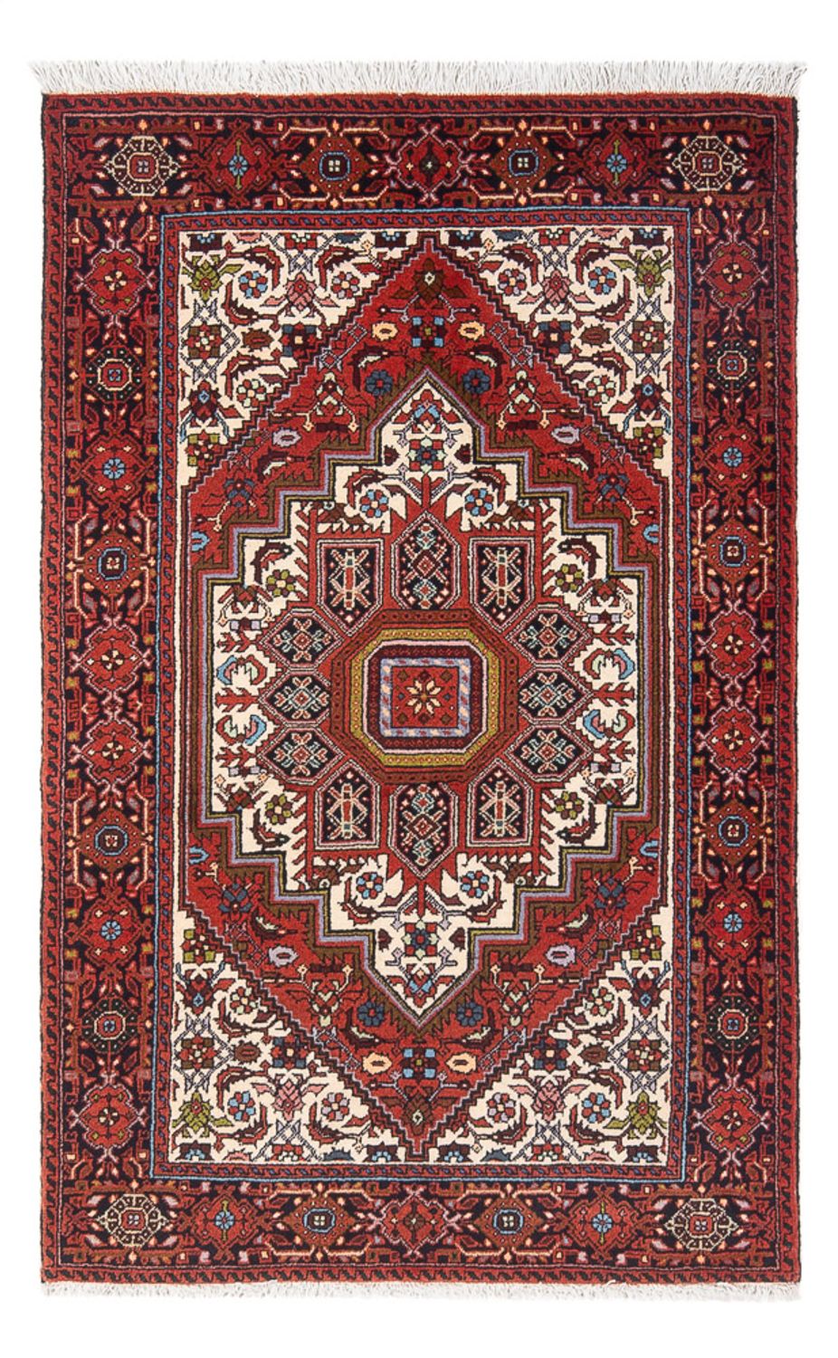 Alfombra persa - Nómada - 134 x 75 cm - crema