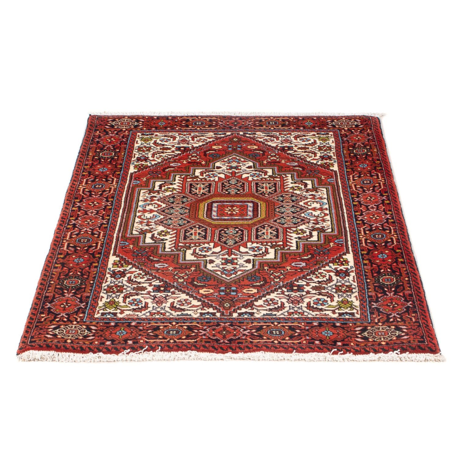 Alfombra persa - Nómada - 134 x 75 cm - crema