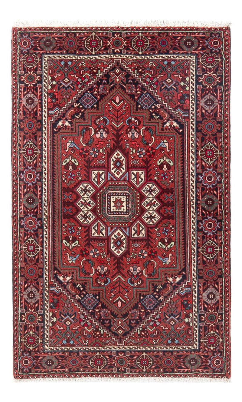 Alfombra persa - Nómada - 130 x 77 cm - rojo