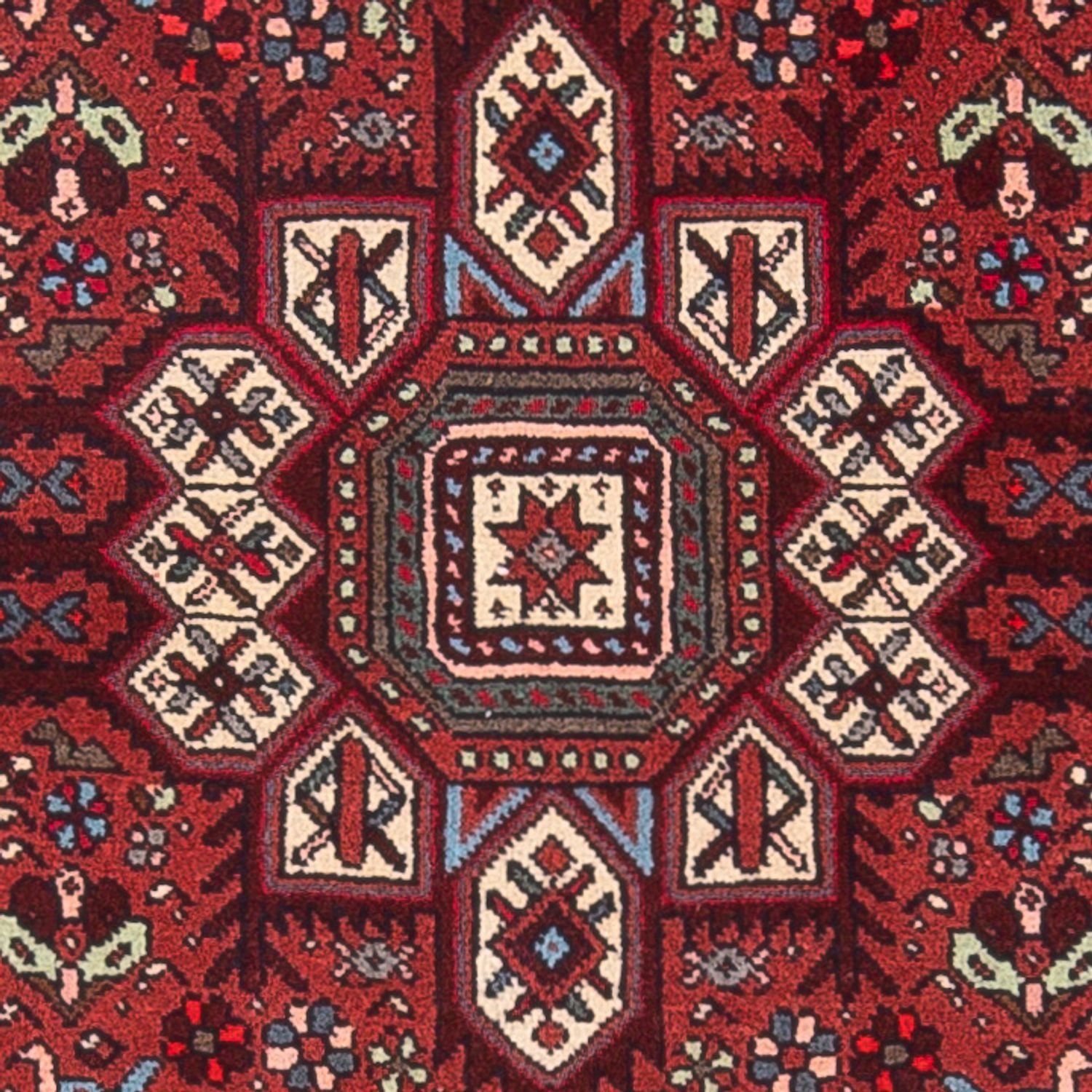 Alfombra persa - Nómada - 130 x 77 cm - rojo