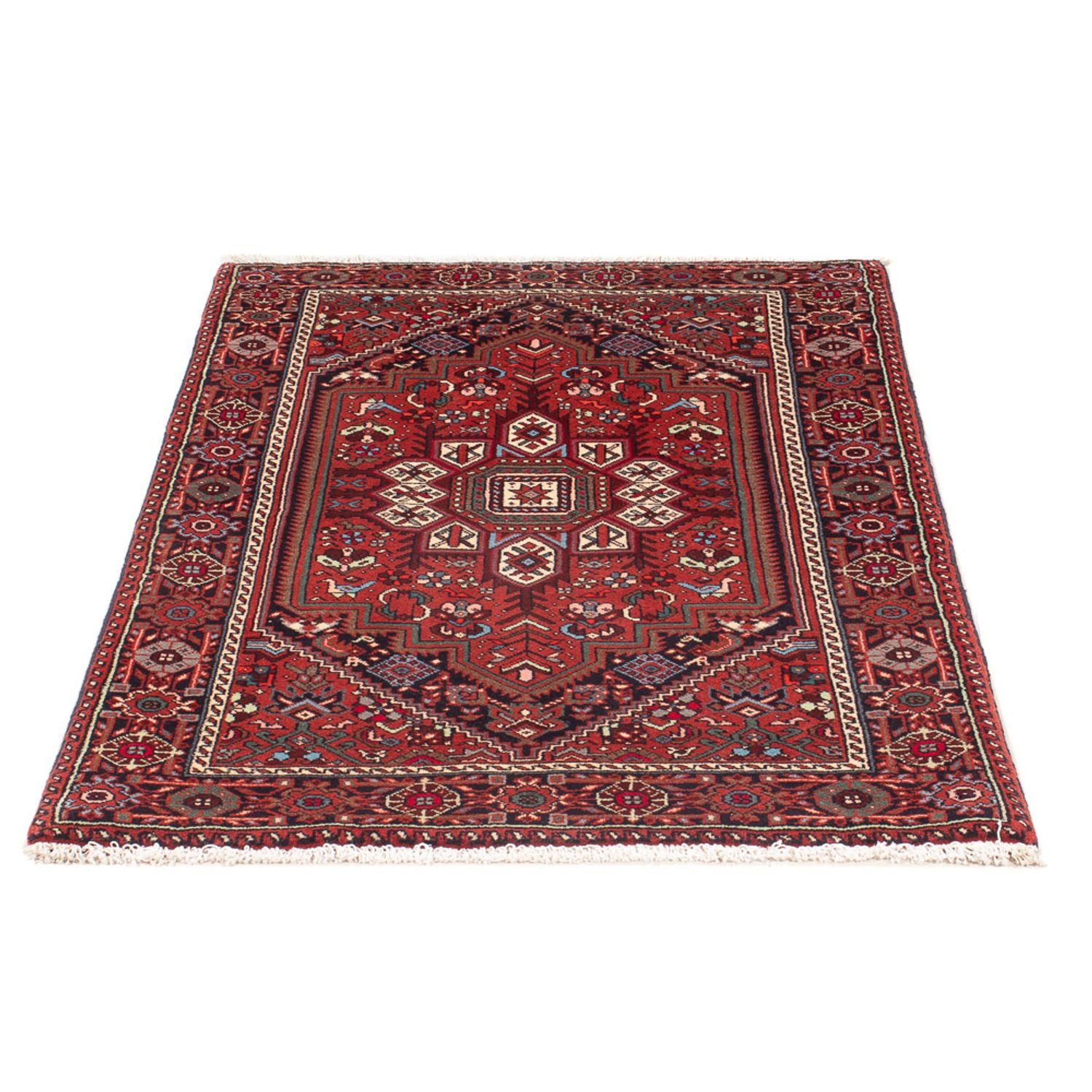 Alfombra persa - Nómada - 130 x 77 cm - rojo