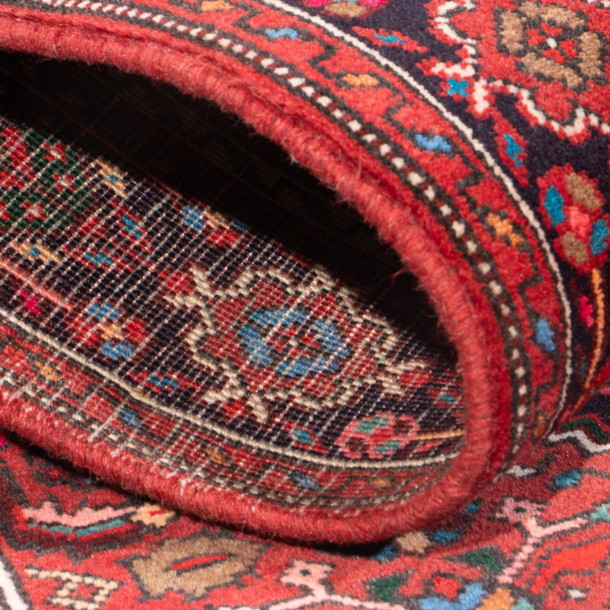 Alfombra persa - Nómada - 123 x 76 cm - rojo