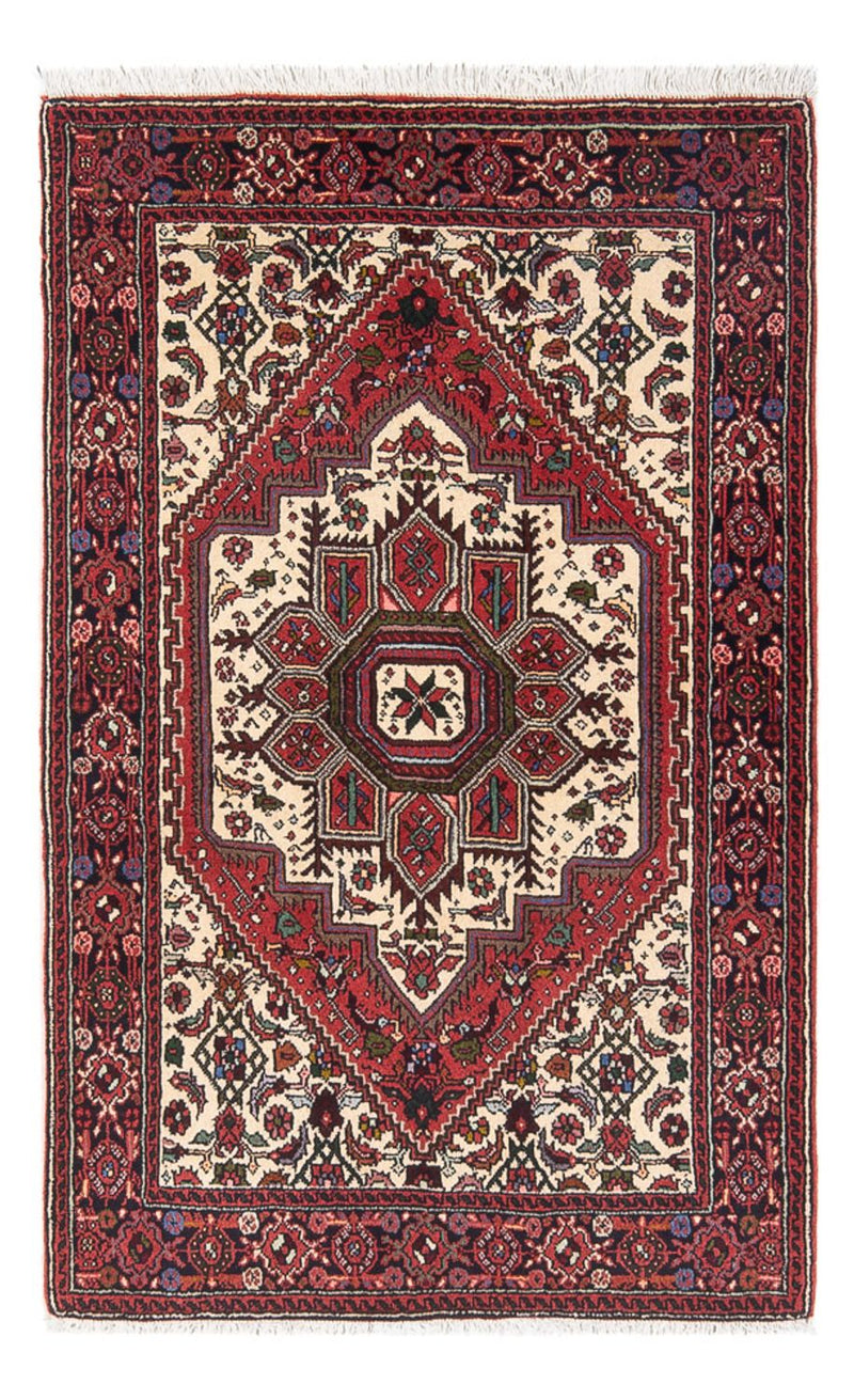 Alfombra persa - Nómada - 127 x 77 cm - crema